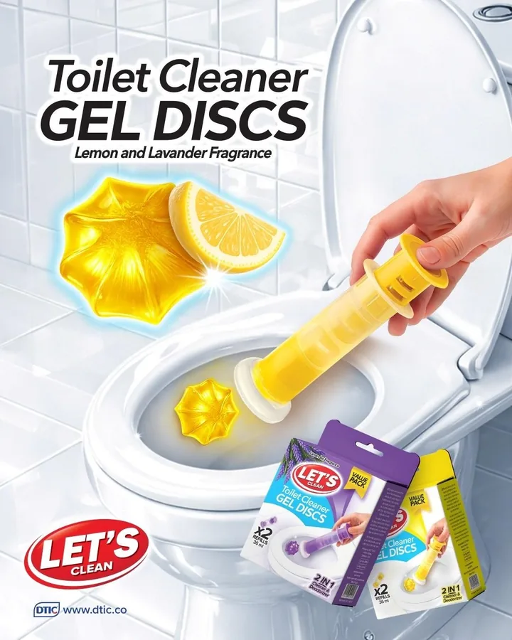 Toilet Cleaner Gel Discs — LET'S Clean by DTIC