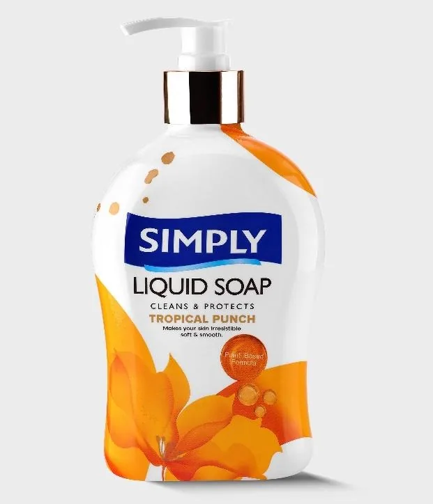 Fragrances: Queen's Flower, Sakora Flower, Heaven's Lavender, Tropical Punch, Fresh Passion, Coconut Liquid Hand Soap 450 ml — SIMPLY by DTIC